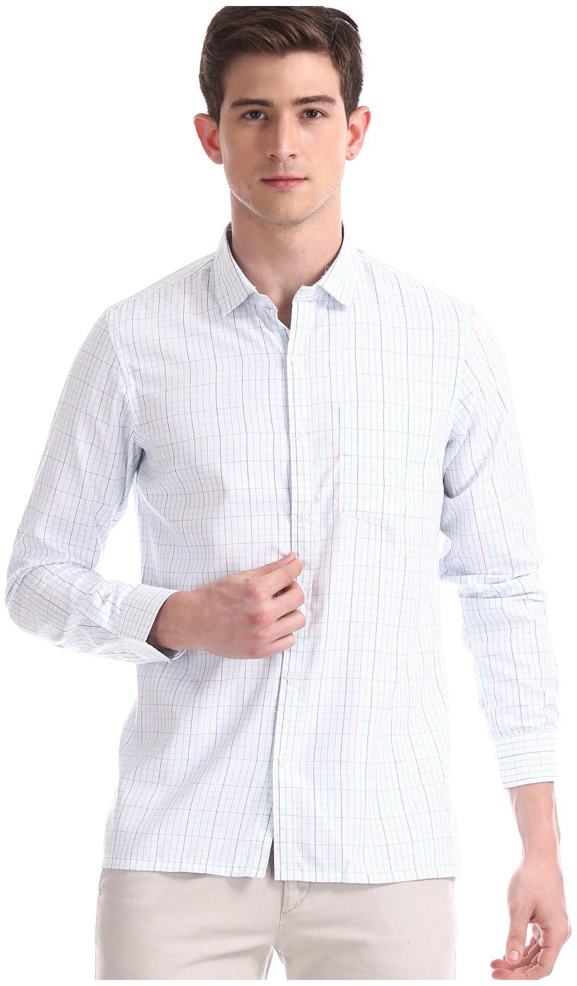 

Excalibur Men Regular fit Formal Shirt - White