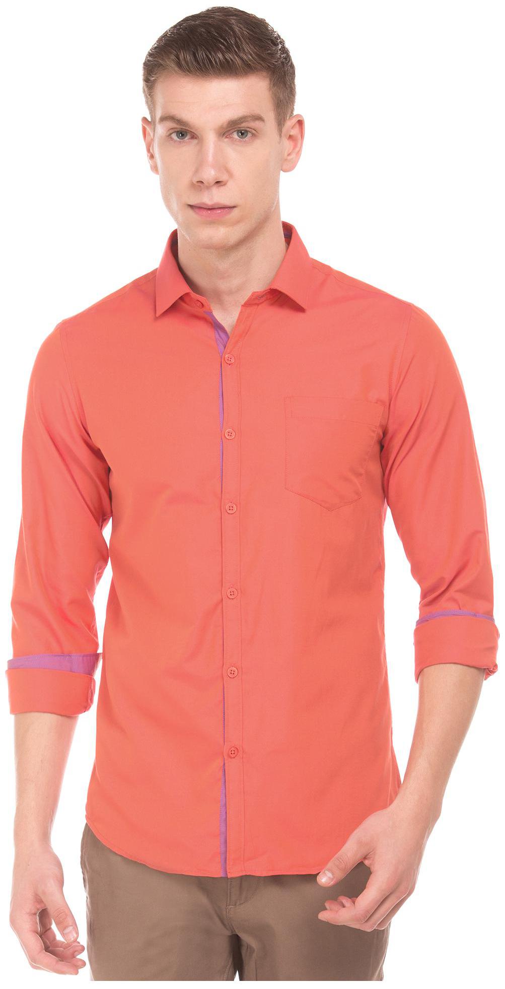 

Excalibur Men Slim fit Formal Shirt - Red