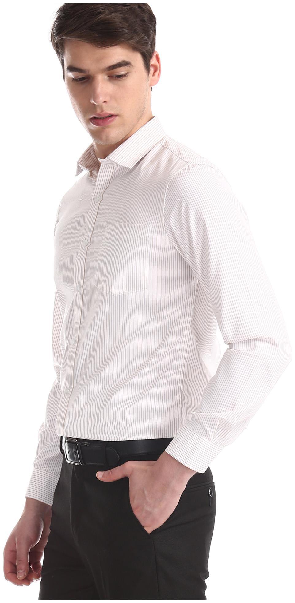 

Excalibur Men Regular fit Formal Shirt - White