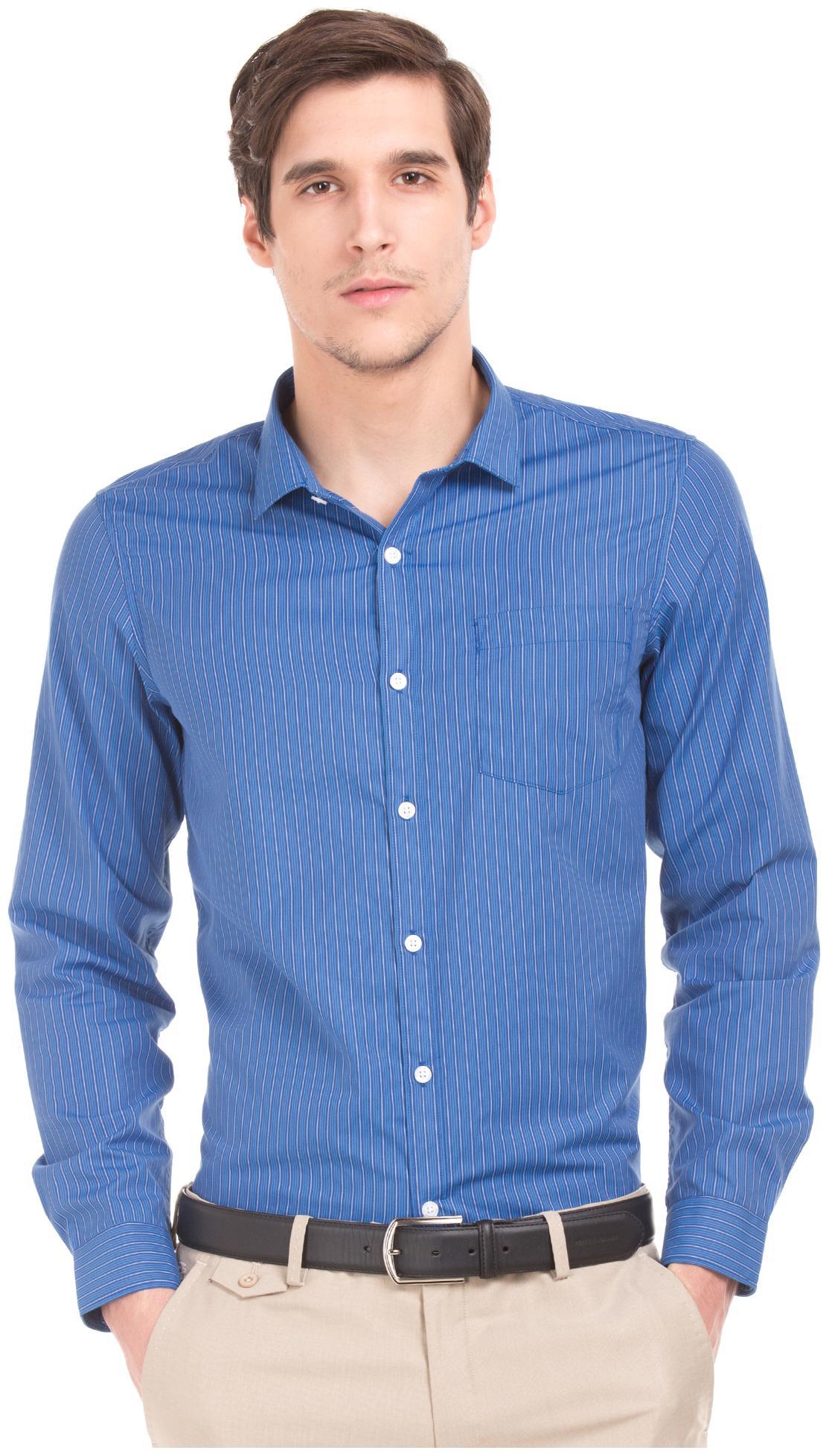 

Excalibur Men Slim fit Formal Shirt - Blue