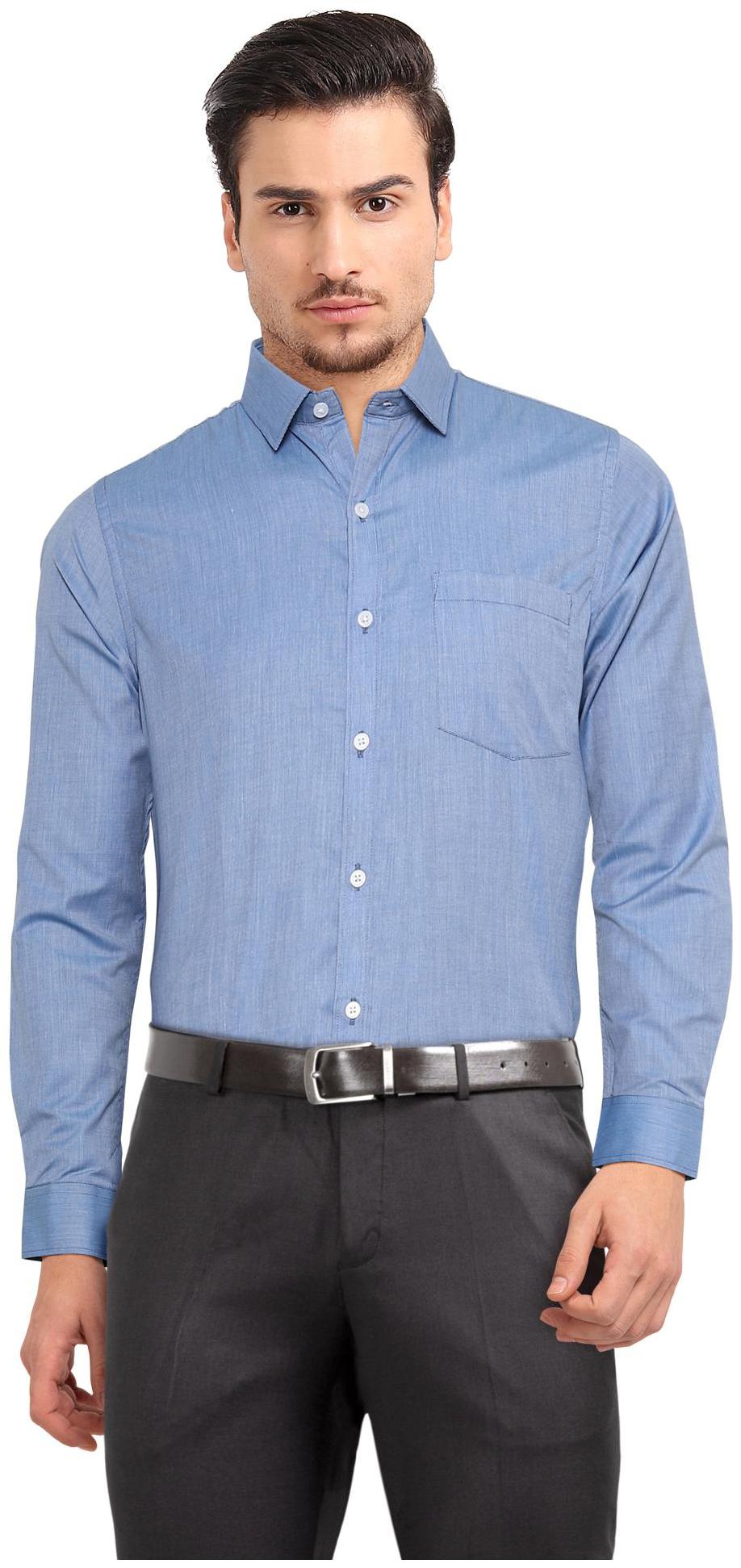 

Excalibur Men Regular fit Formal Shirt - Blue