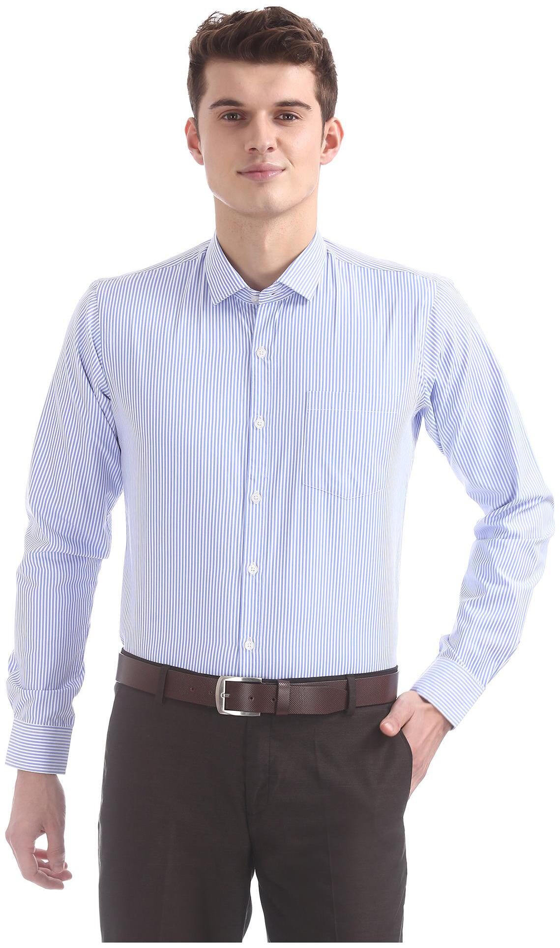 

Excalibur Men Regular fit Formal Shirt - Blue