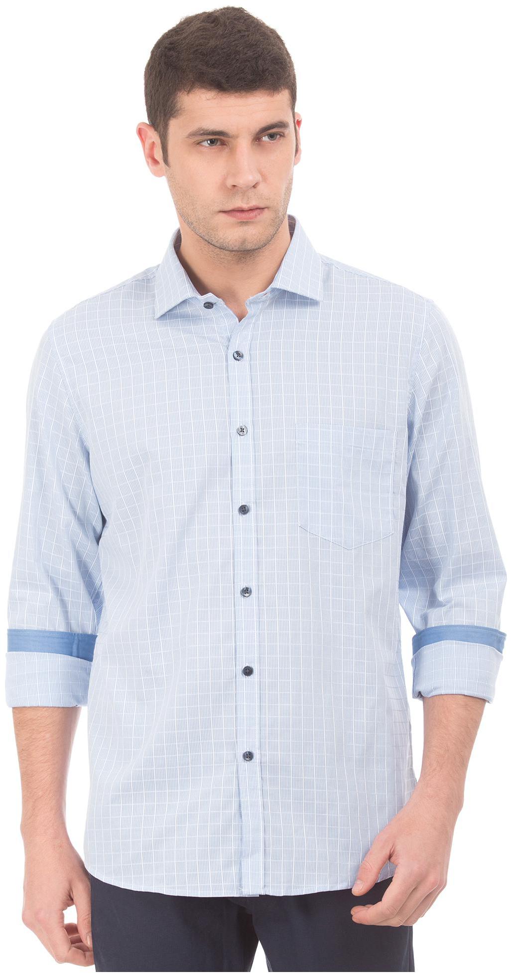 

Excalibur Men Slim fit Formal Shirt - Blue
