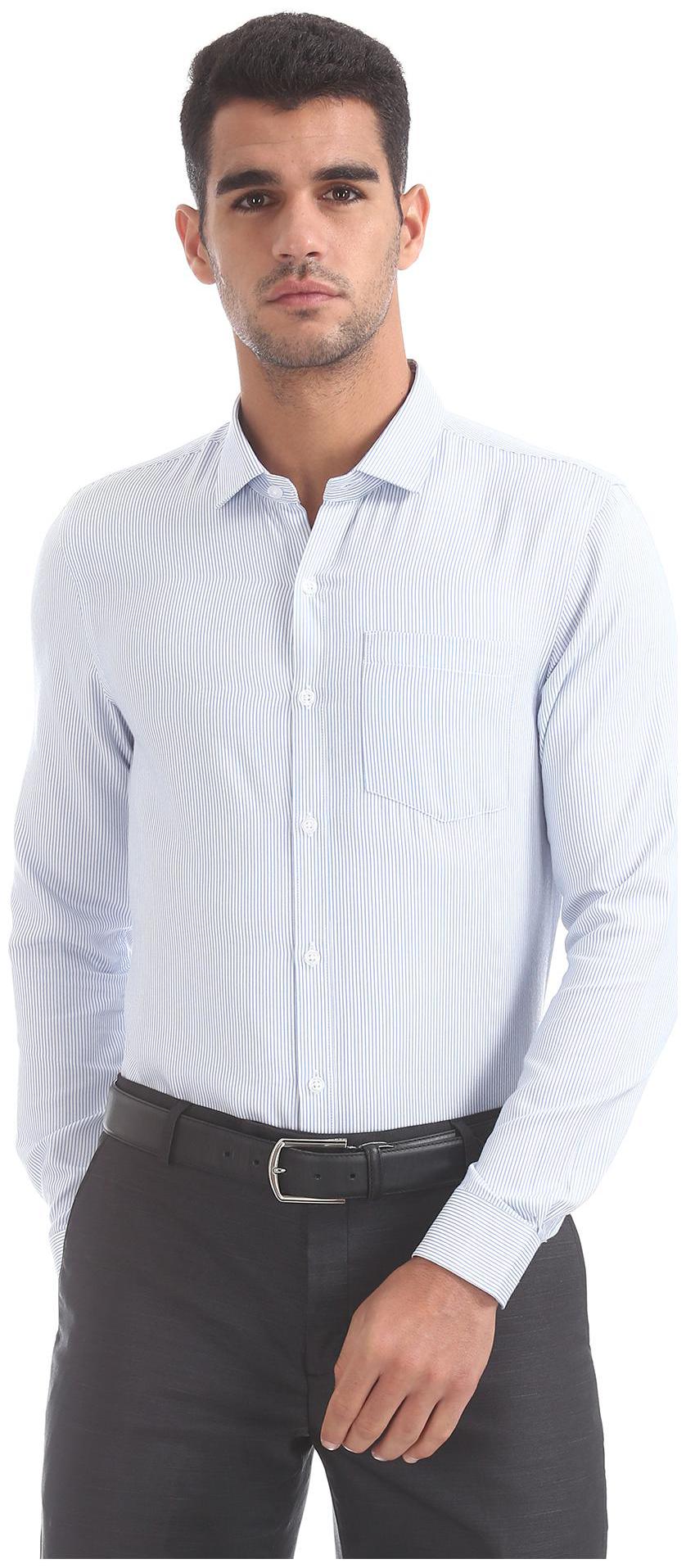 

Excalibur Men Regular fit Formal Shirt - Blue