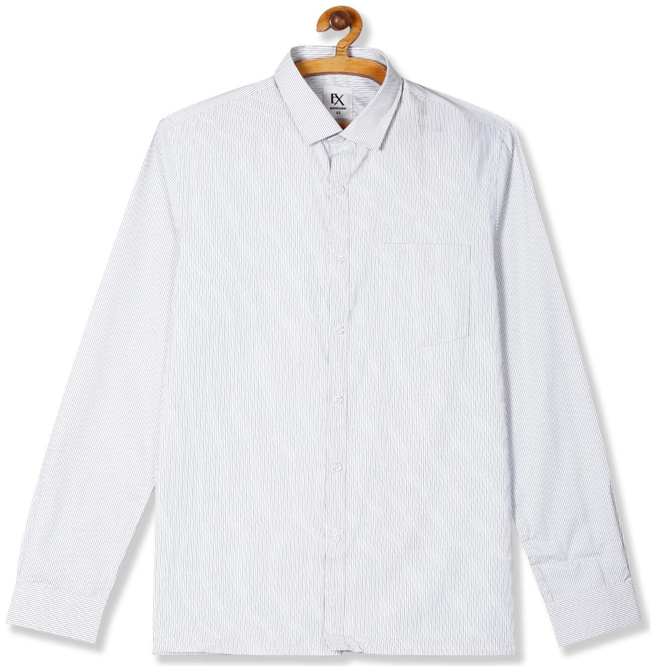 

Excalibur Men Regular fit Formal Shirt - White