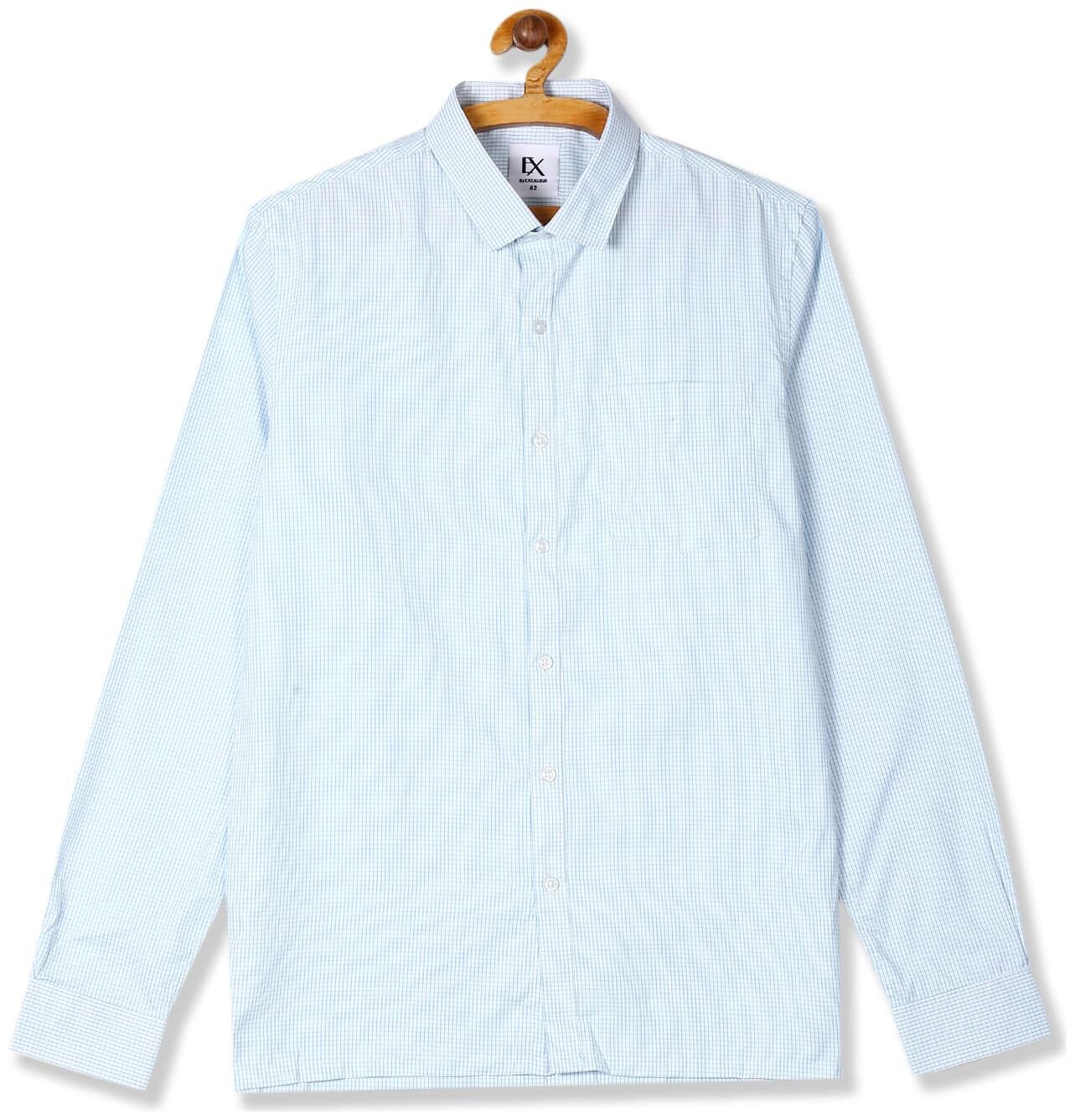 

Excalibur Men Regular fit Formal Shirt - Blue
