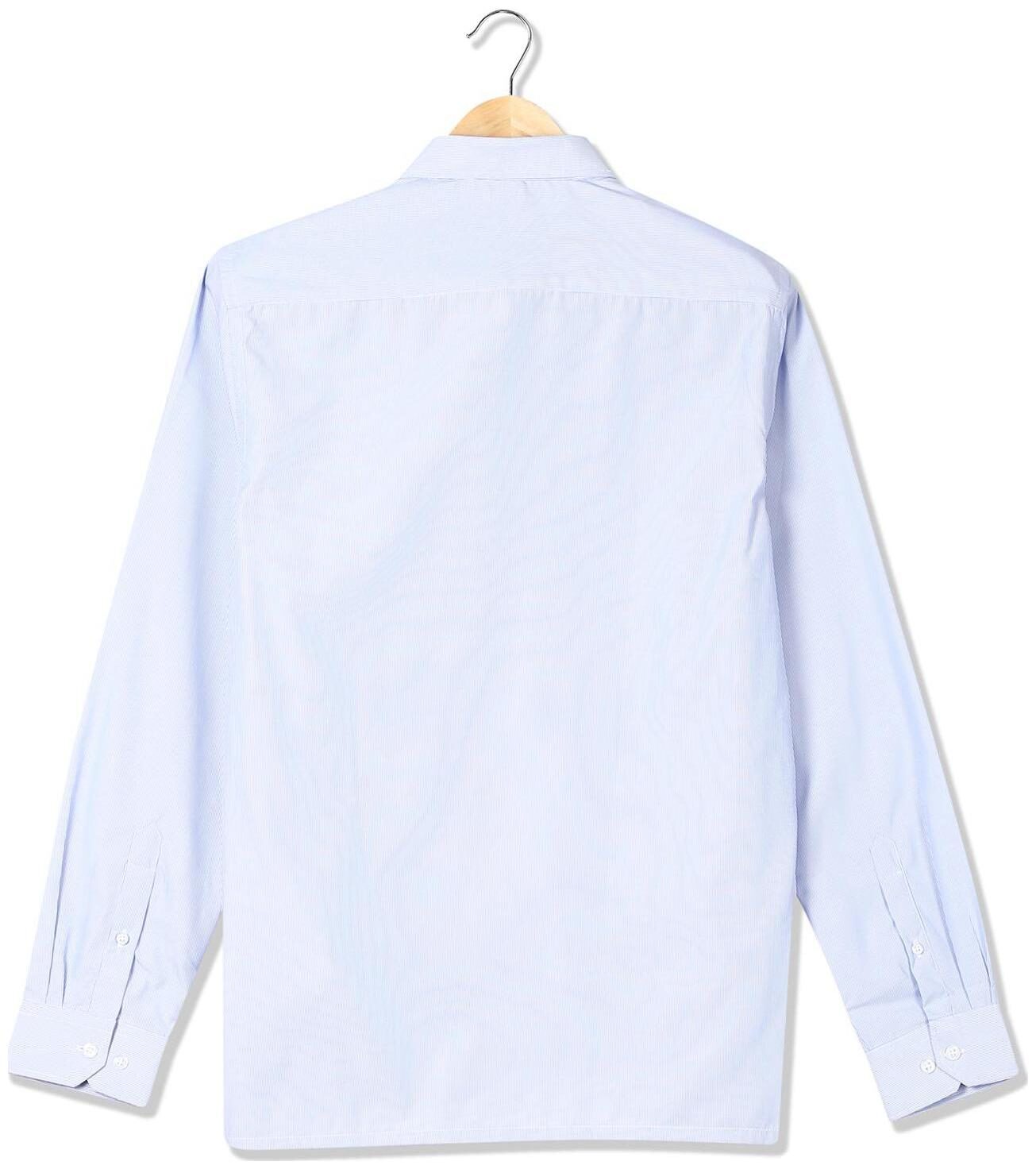 

Excalibur Men Blue Weaved Regular Fit Casual Shirt