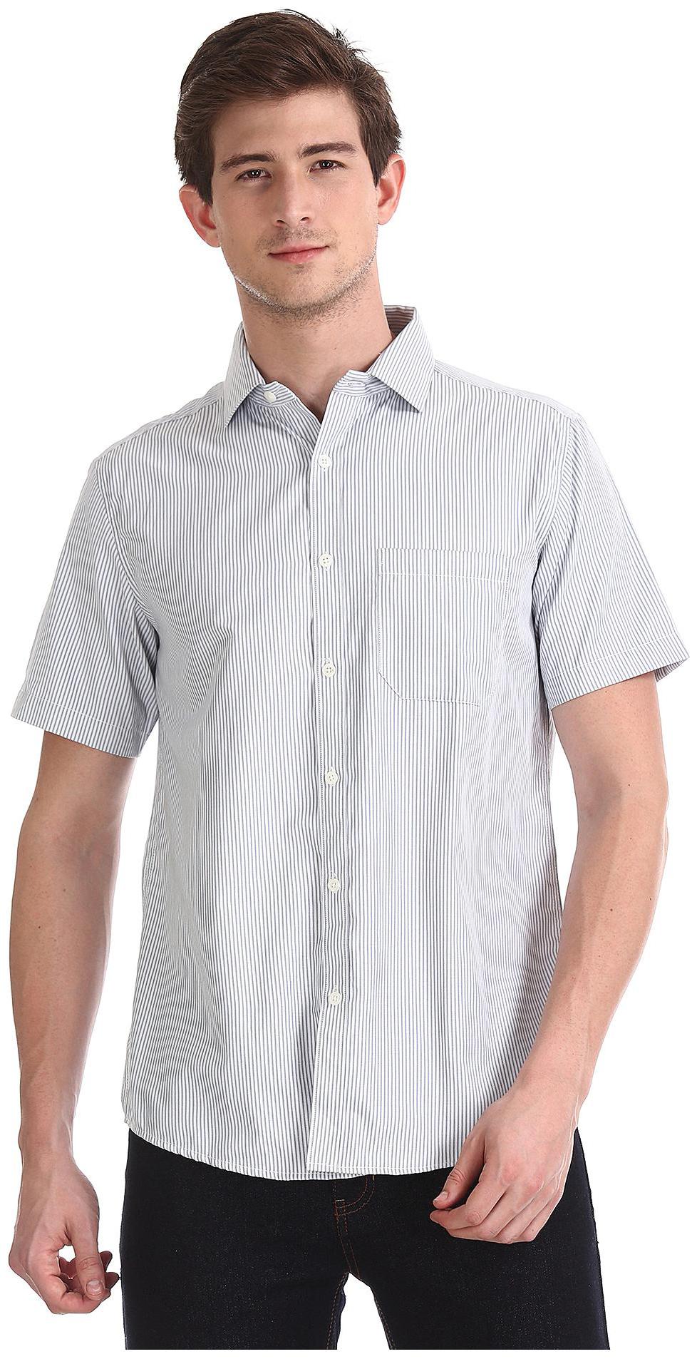 

Excalibur Men Regular fit Formal Shirt - Grey