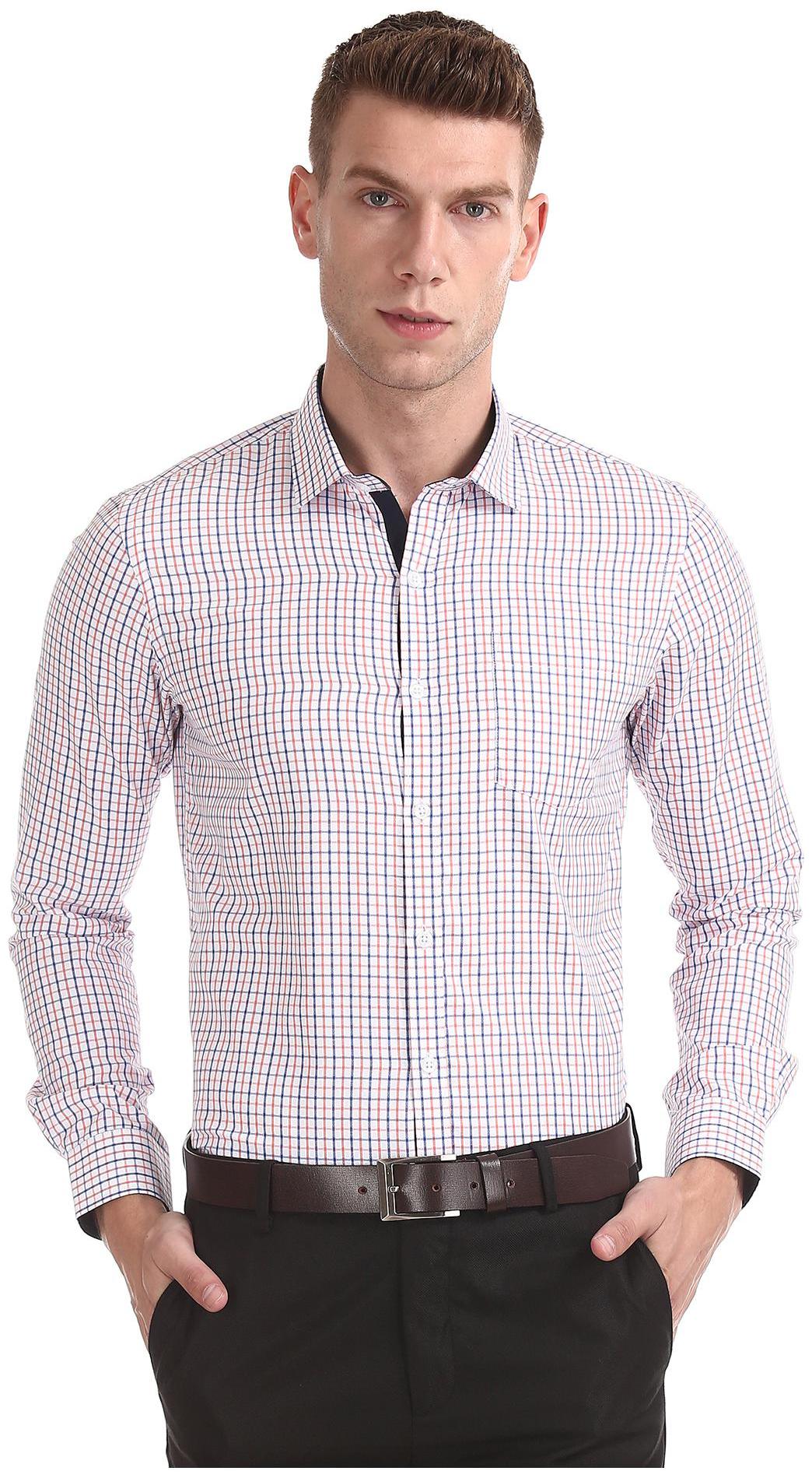 

Excalibur Men Regular fit Formal Shirt - White
