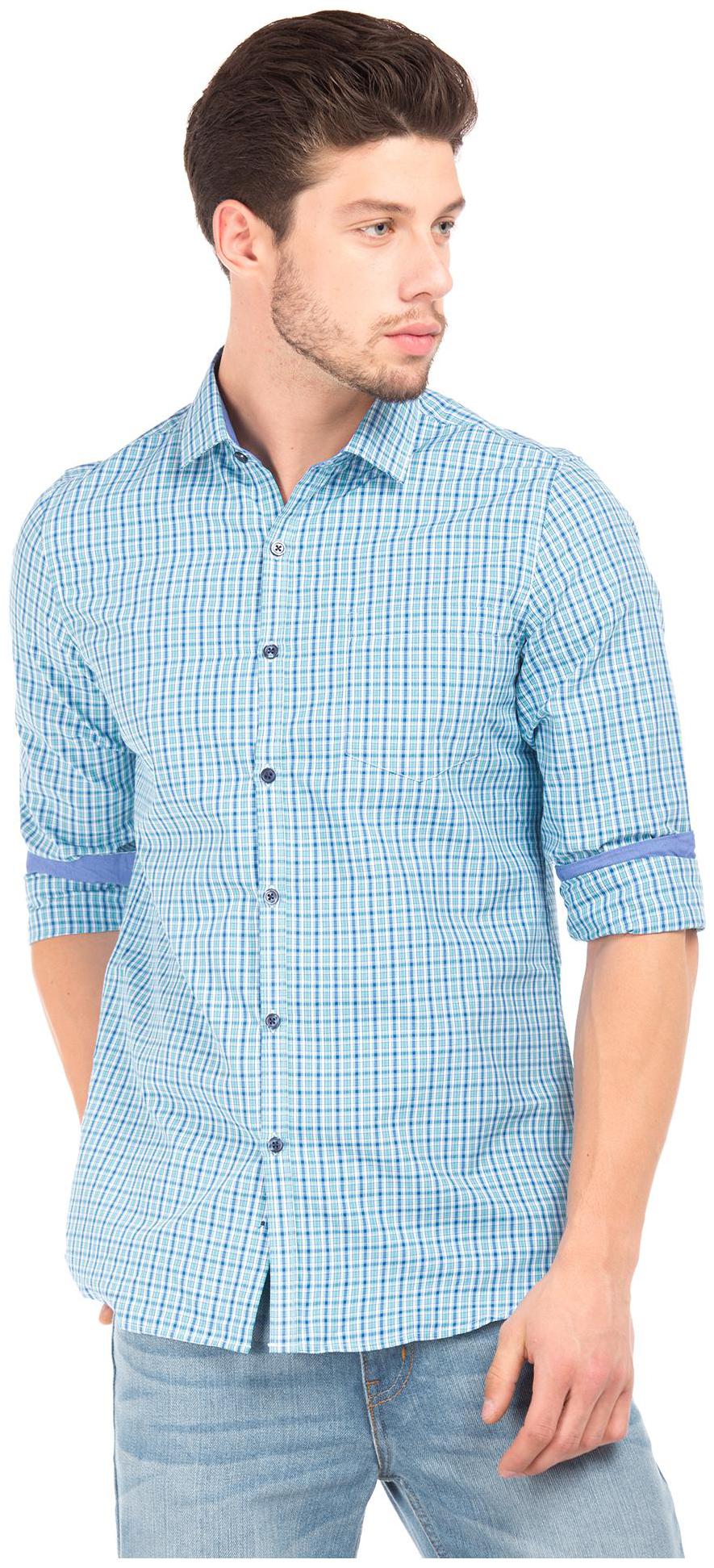 

Excalibur Men Slim fit Formal Shirt - Blue