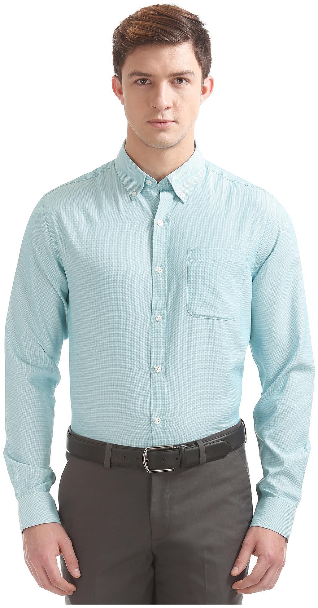 

Excalibur Men Regular fit Formal Shirt - Blue