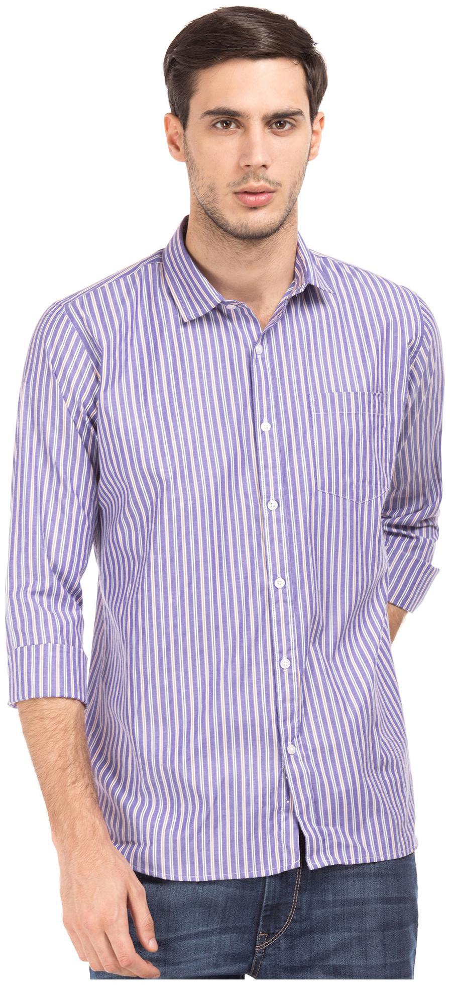 

Excalibur Men Slim fit Formal Shirt - Purple