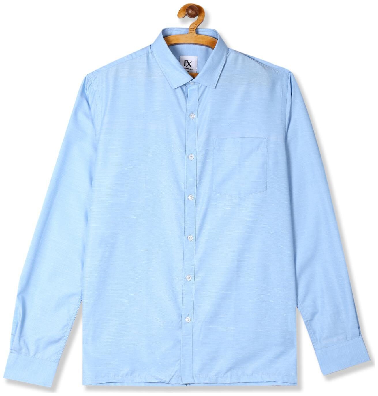 

Excalibur Men Regular fit Formal Shirt - Blue