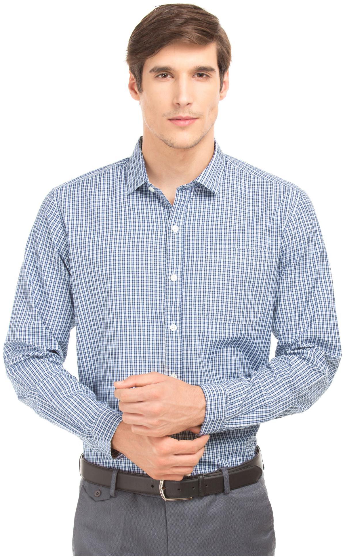 

Excalibur Men Regular fit Formal Shirt - Blue