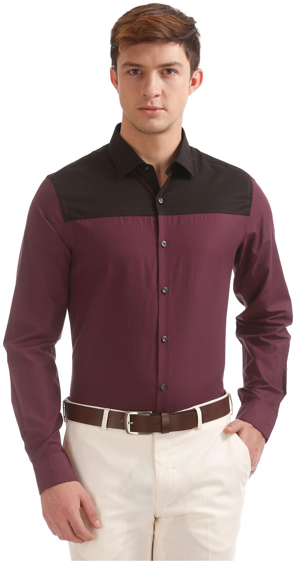 

Excalibur Men Slim fit Formal Shirt - Pink