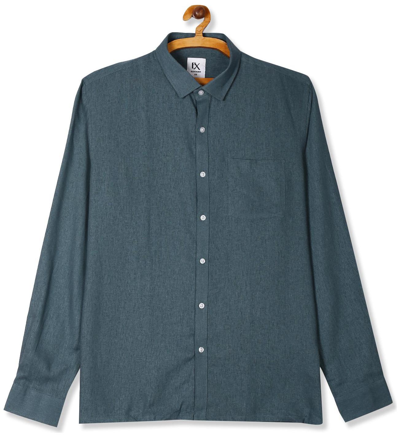 

Excalibur Men Regular fit Formal Shirt - Blue