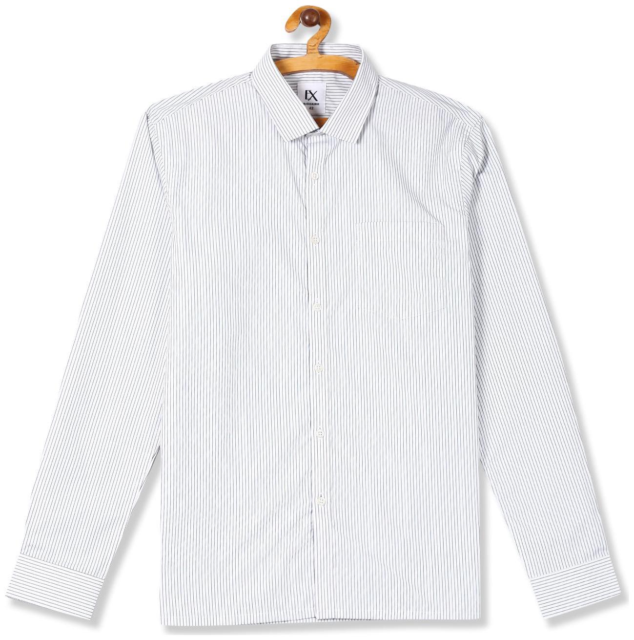 

Excalibur Men Regular fit Formal Shirt - White