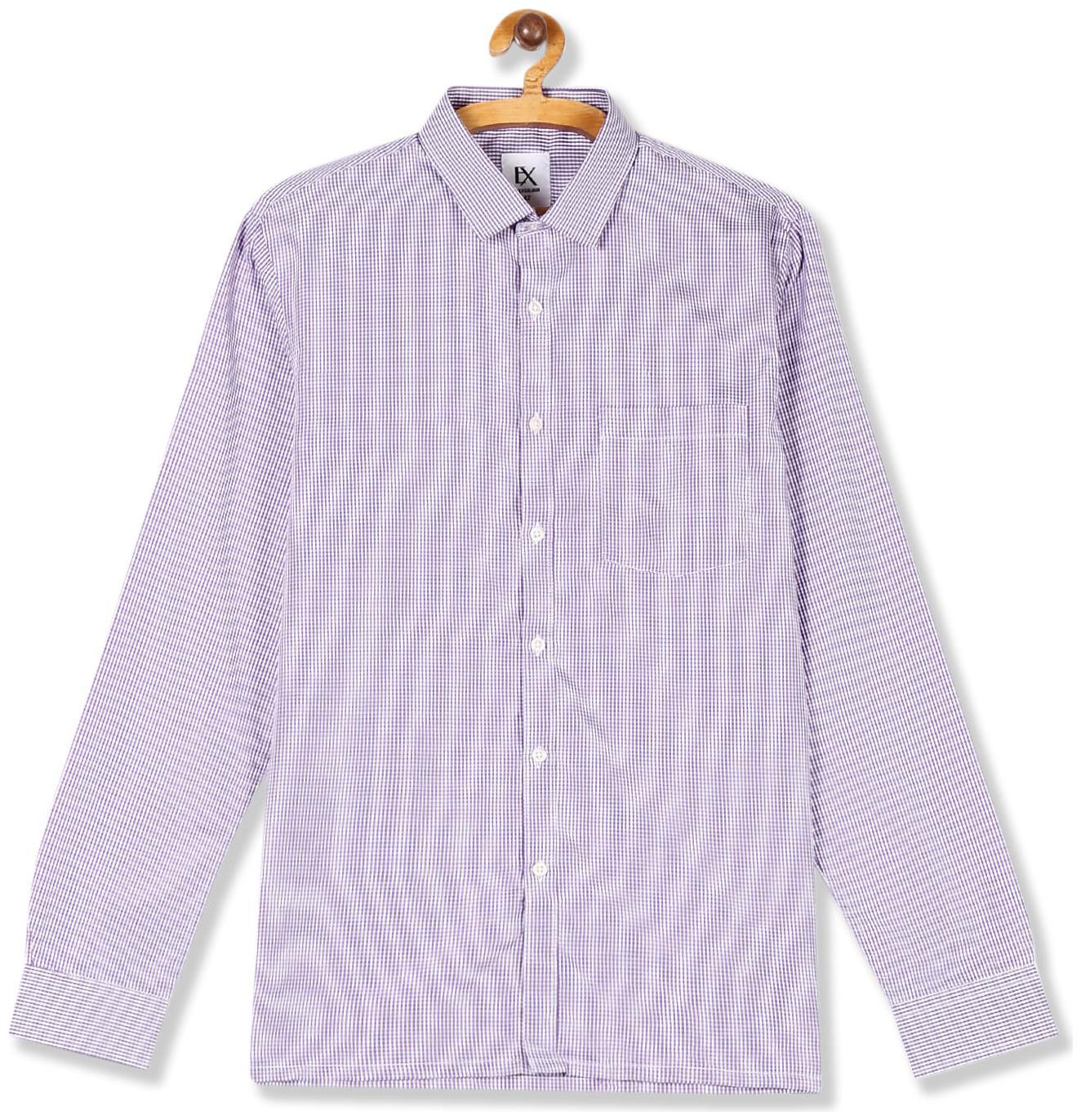 

Excalibur Men Regular fit Formal Shirt - Purple