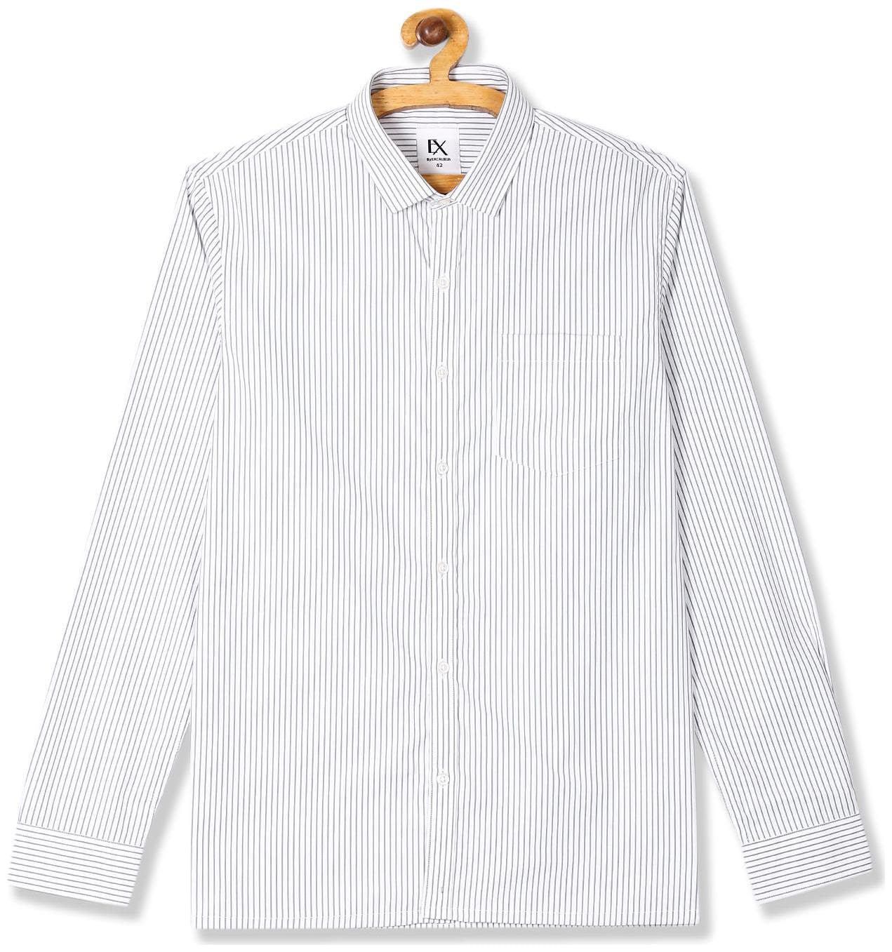 

Excalibur Men Regular fit Formal Shirt - White