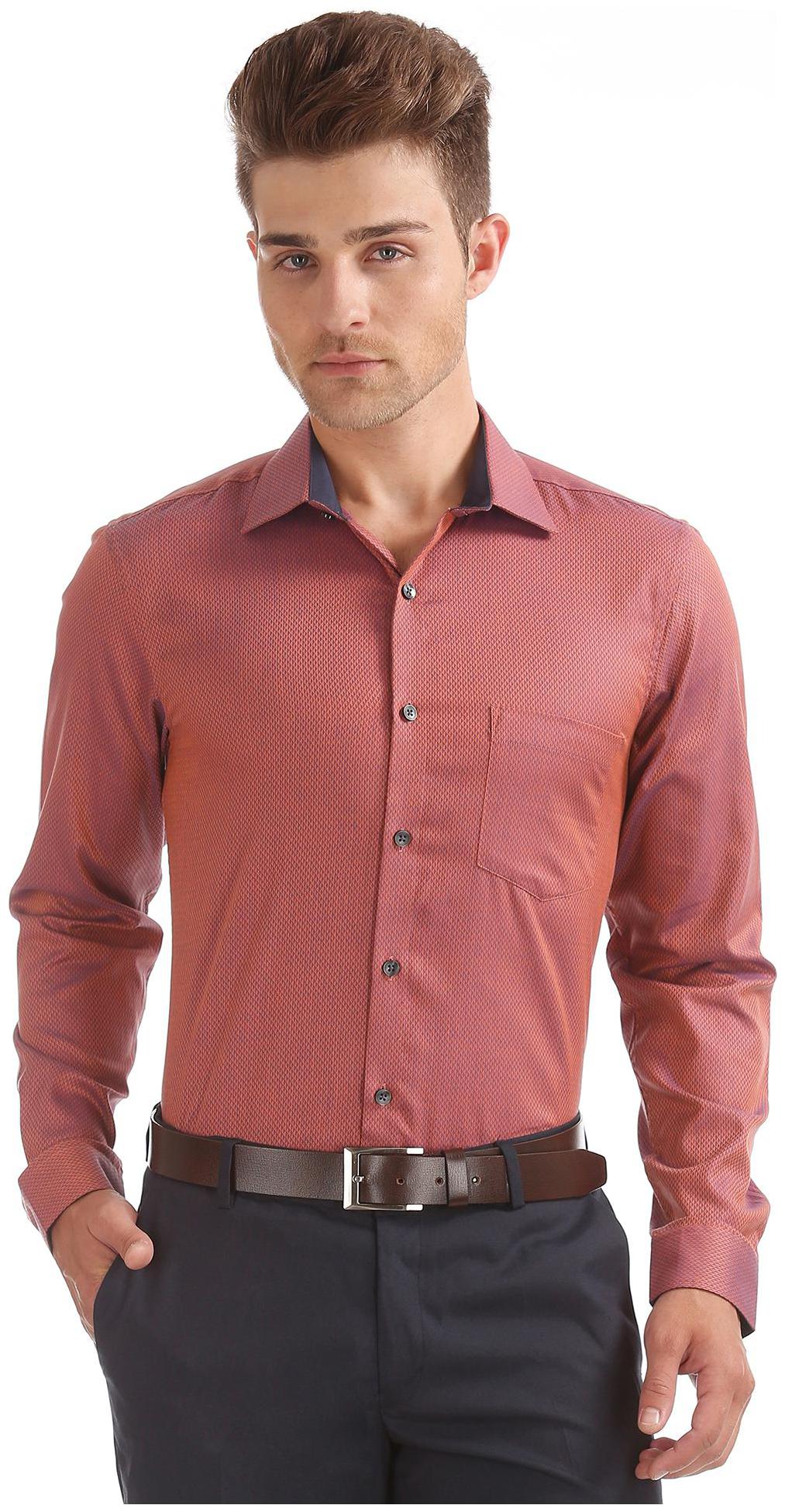 

Excalibur Men Slim fit Formal Shirt - Purple