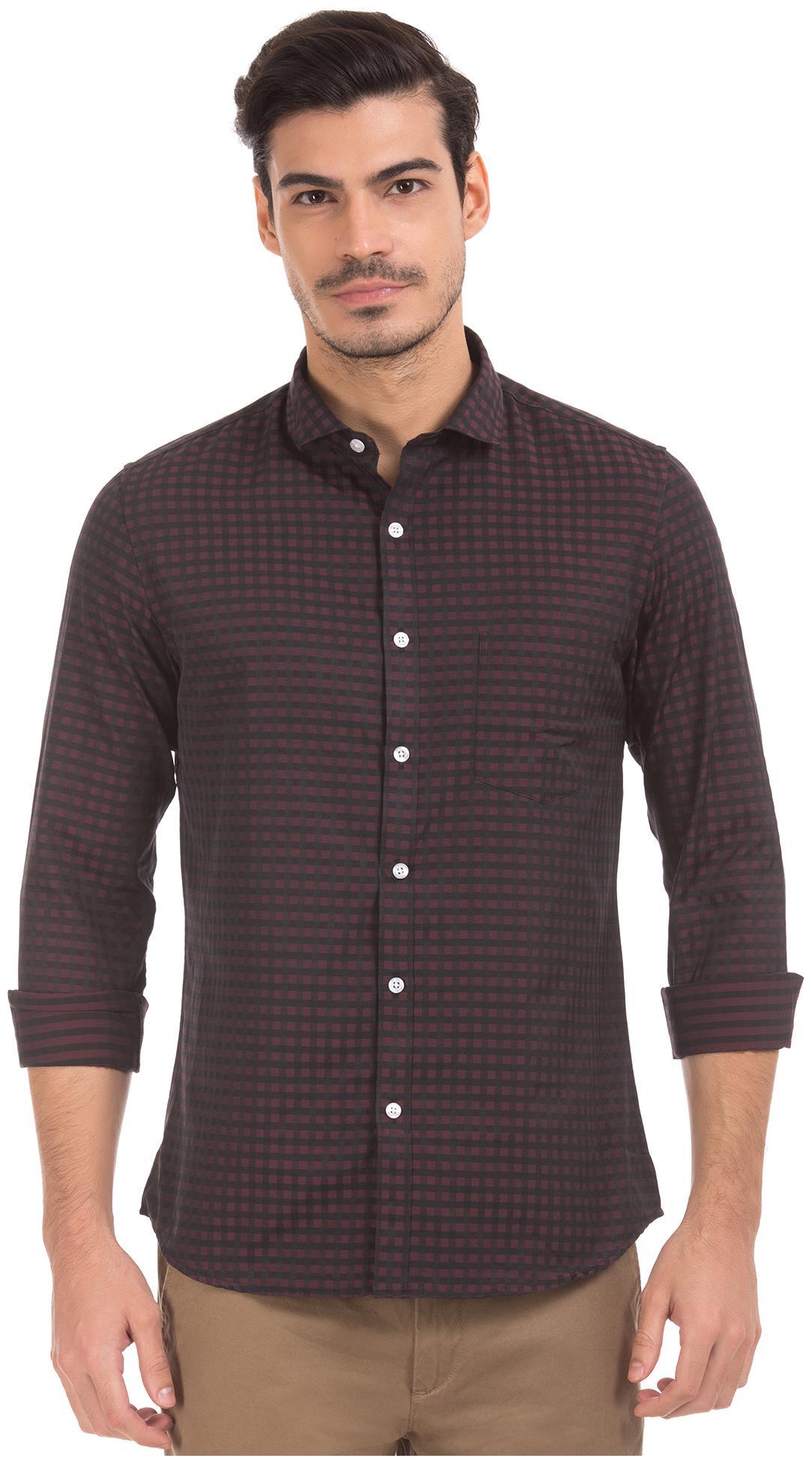 

Excalibur Men Slim fit Formal Shirt - Black
