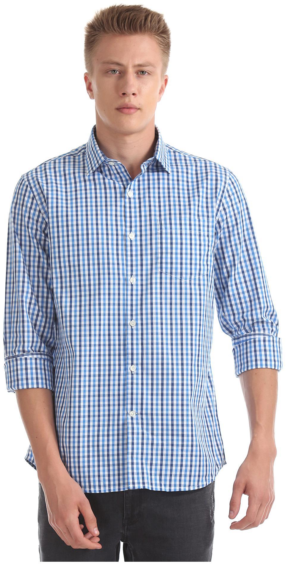 

Excalibur Men Regular fit Formal Shirt - Blue