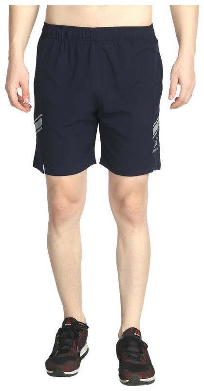

Exceedsports Polyester Solid Navy Blue Sports Shorts For Men