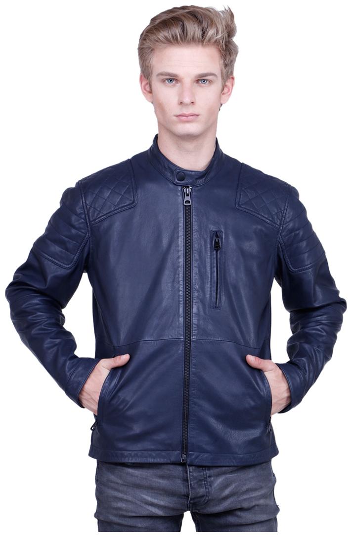 

EXCELLED MEN S LEATHER MOTO JACKET