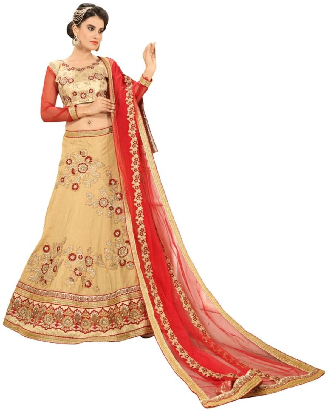 

Exclusive Embroidered Lehenga Choli with dupatta for all occasion