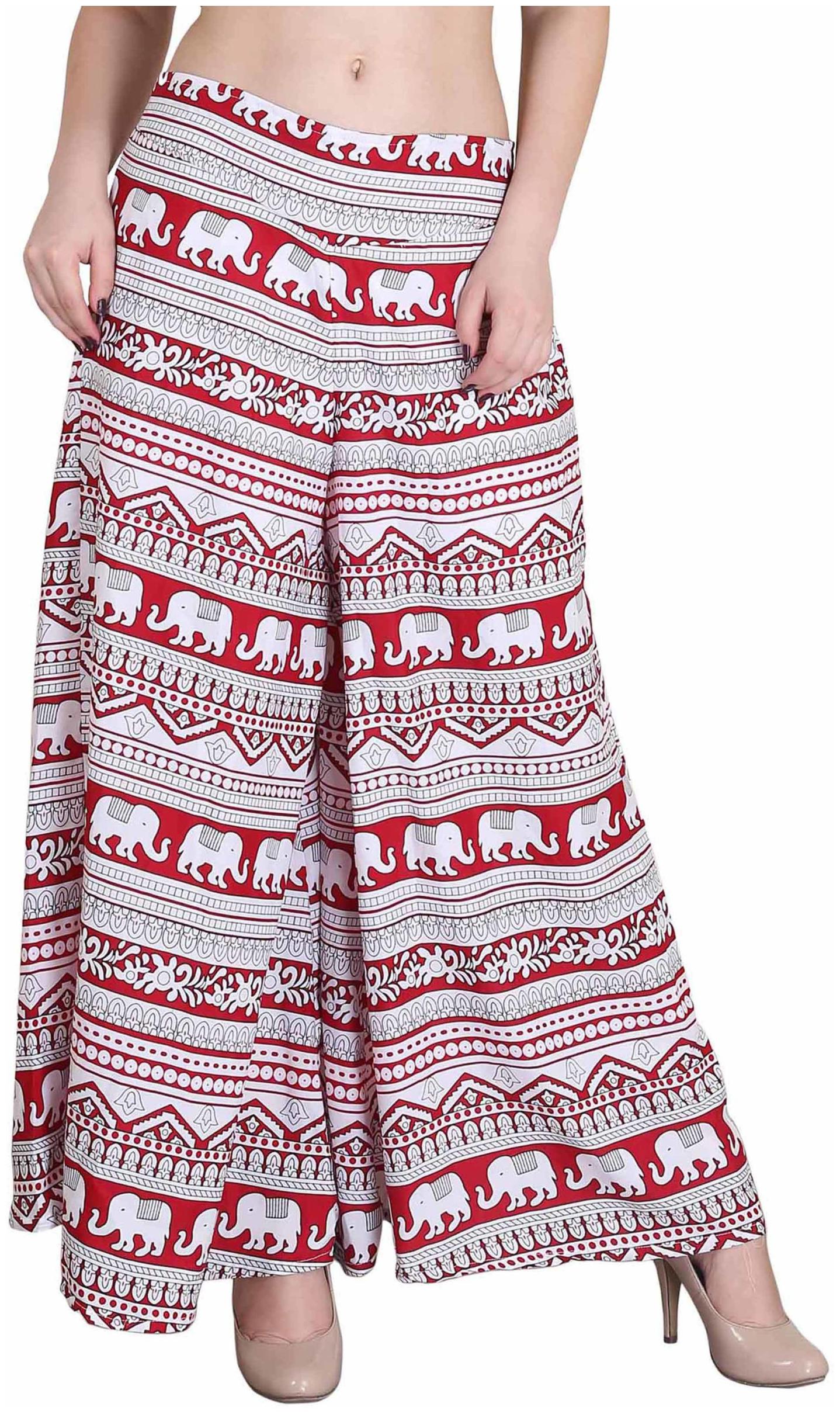 

Exxelo Multi Printed Flared Palazzo