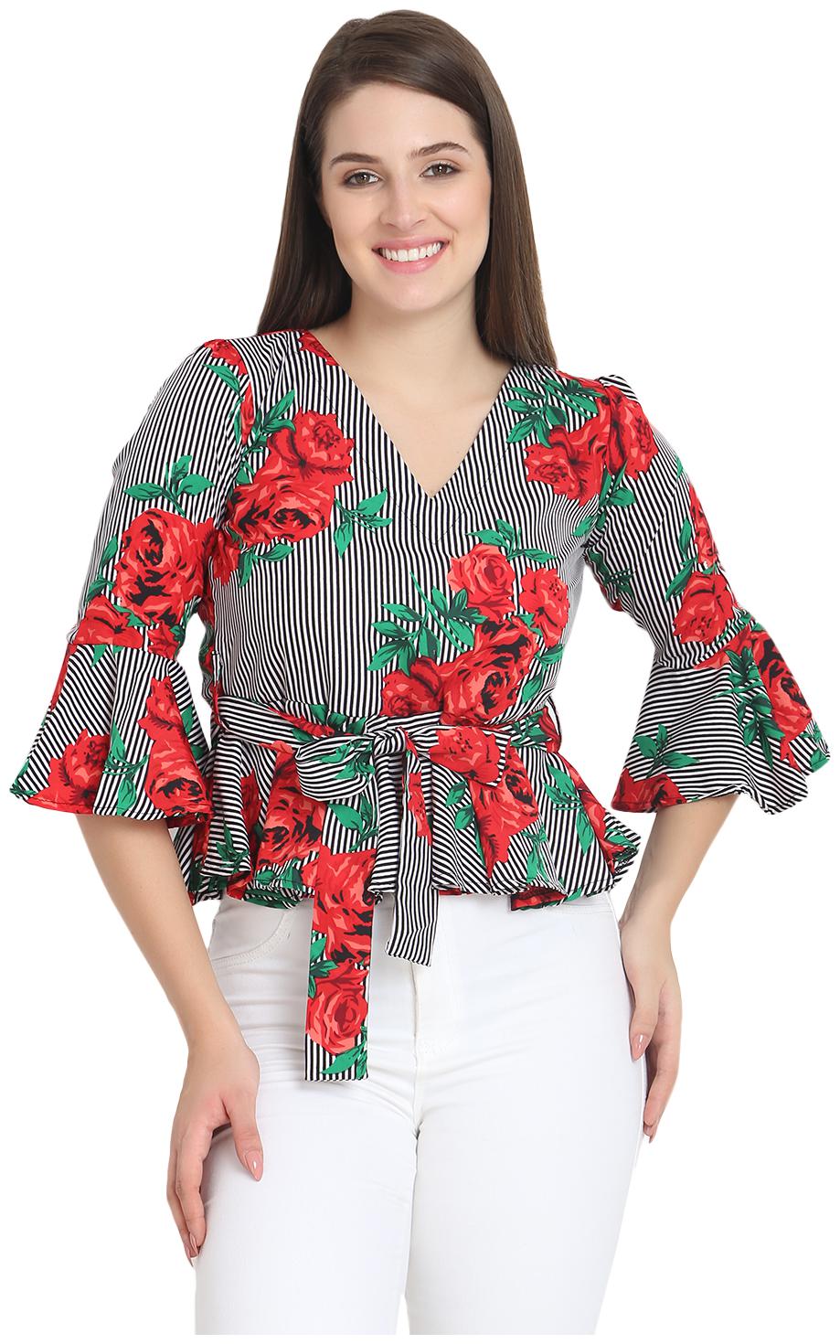 

Exxelo Women Floral Regular top - Multi