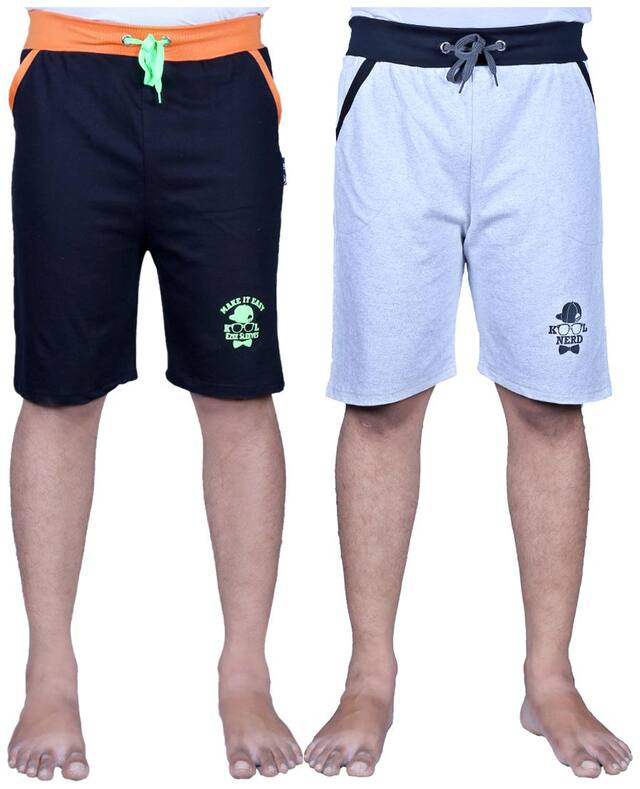 Ezee Sleeves Combo Shorts Pack of 2