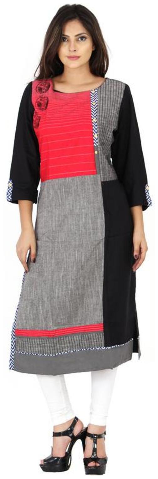 

Fab Attire Women s Cotton Grey Matty Kurti Cock