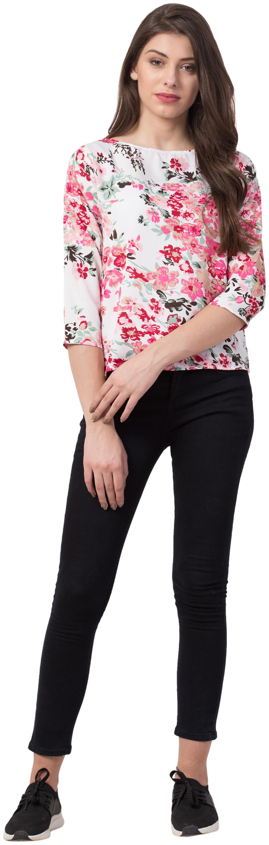 

FAB FOREVER Women Floral Regular tunic - Multi