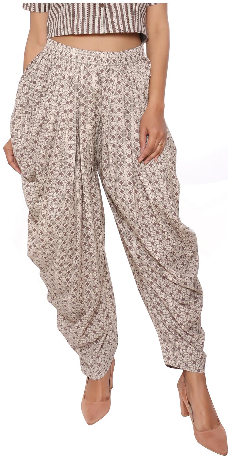

FABGLOBAL Cotton Dhoti - Grey