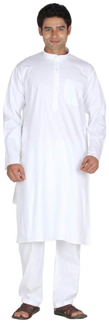

FANZI White Independence Day Special Kurta Pyjama set for Men