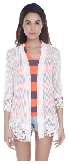 

FASHIOL Women Shrug - White