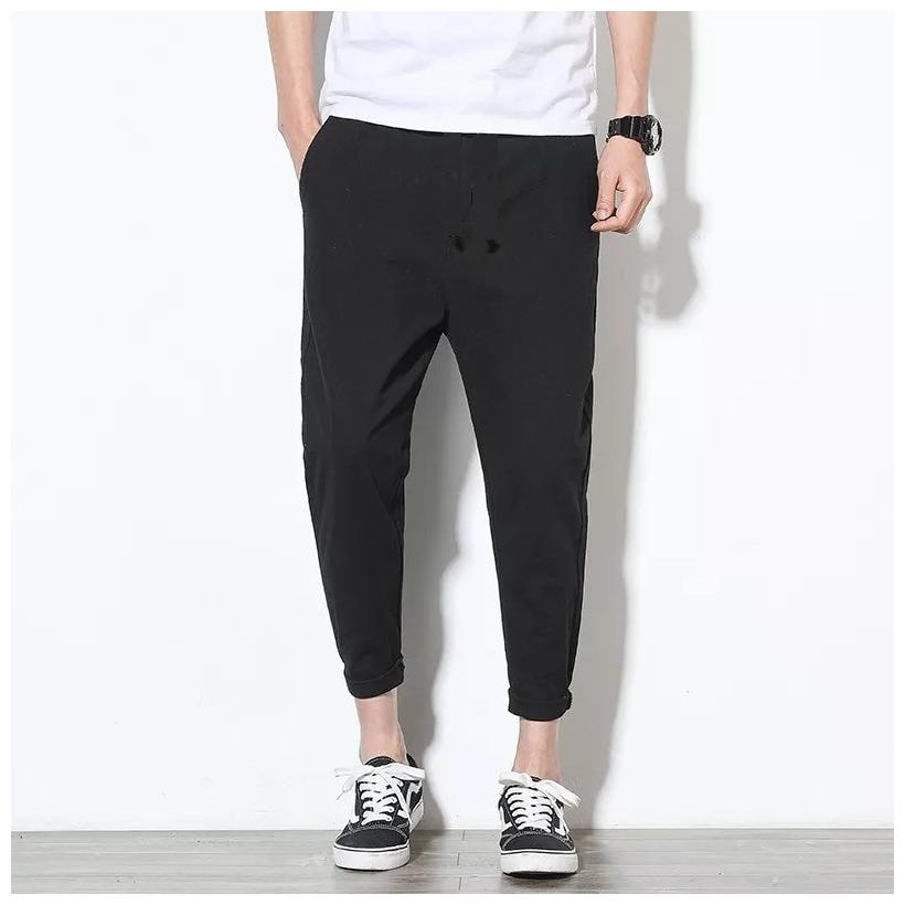 

FASHLOOK Men Black Solid Slim fit Travel friendly Chinos