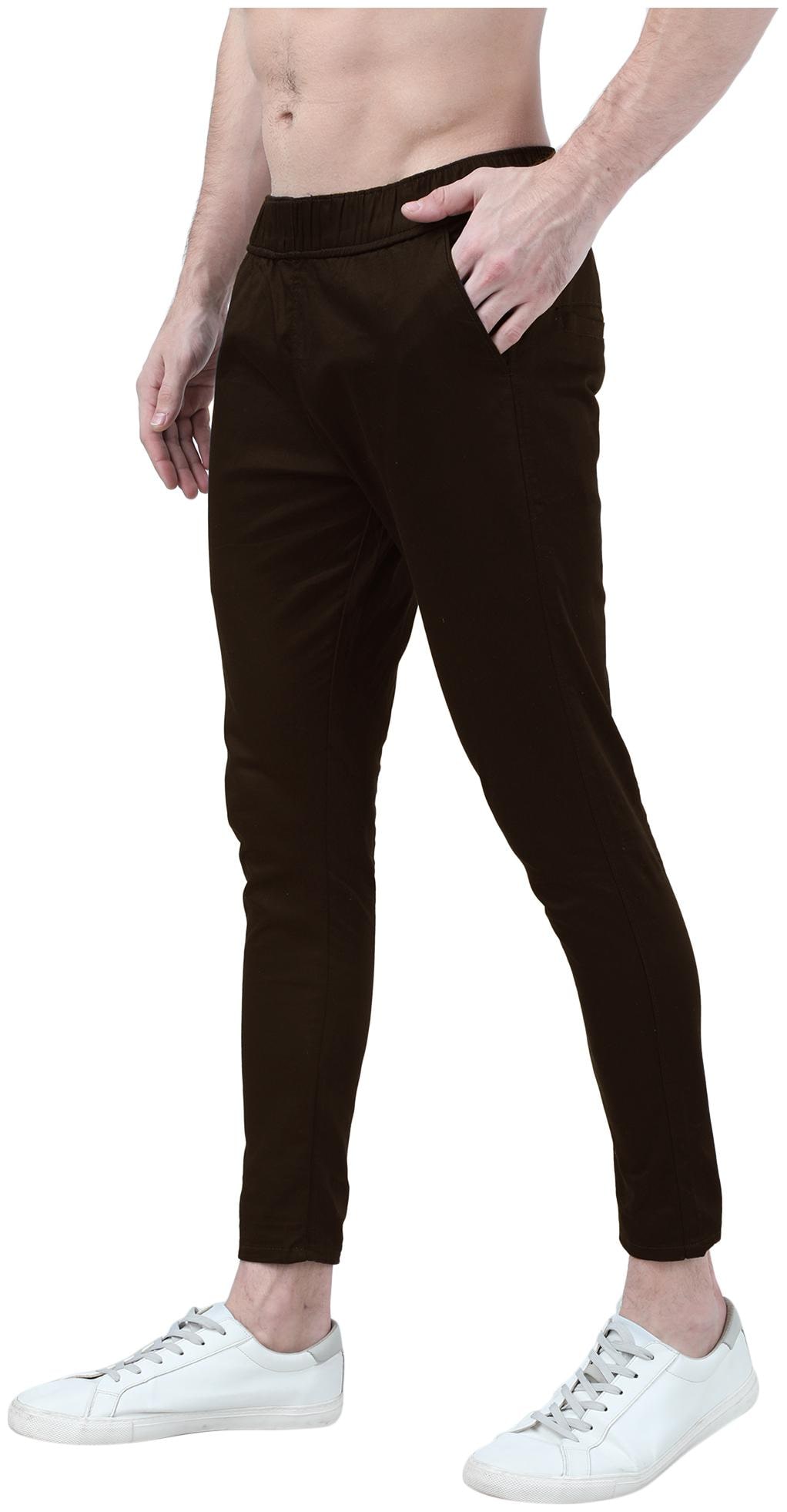 

FASHLOOK Men Brown Solid Slim fit Reversible Chinos