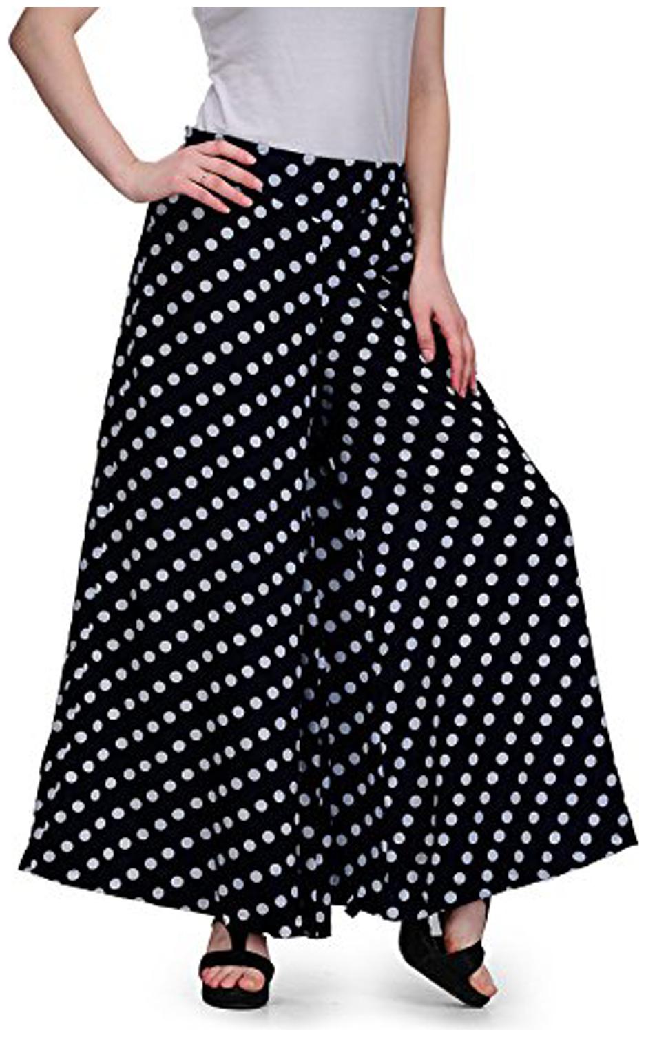 

FASHOPEDIA Women Crepe Black Palazzos