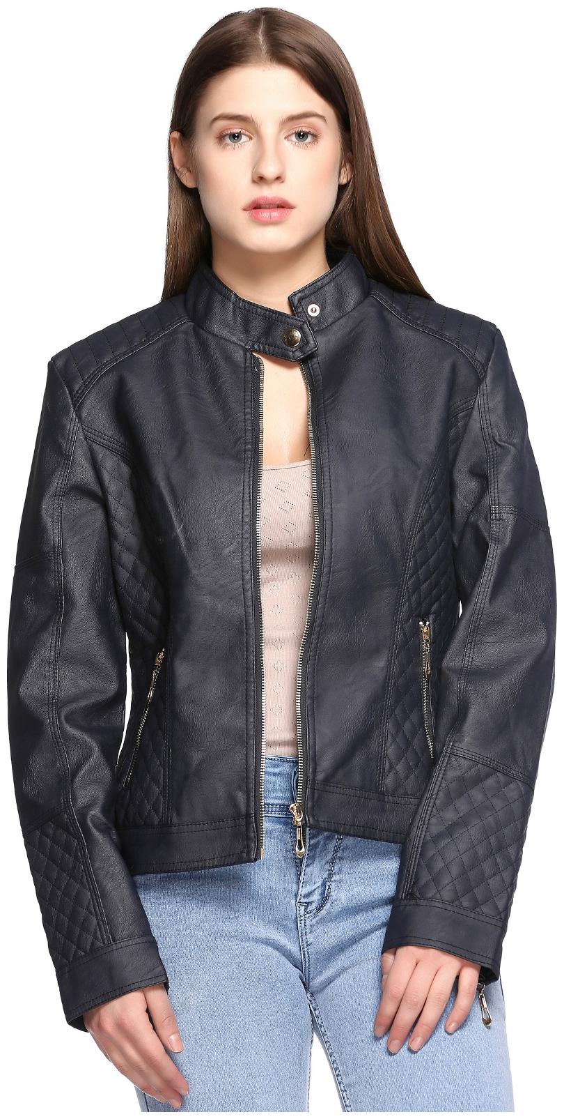 

Fasnoya Women Solid Regular Jacket - Grey