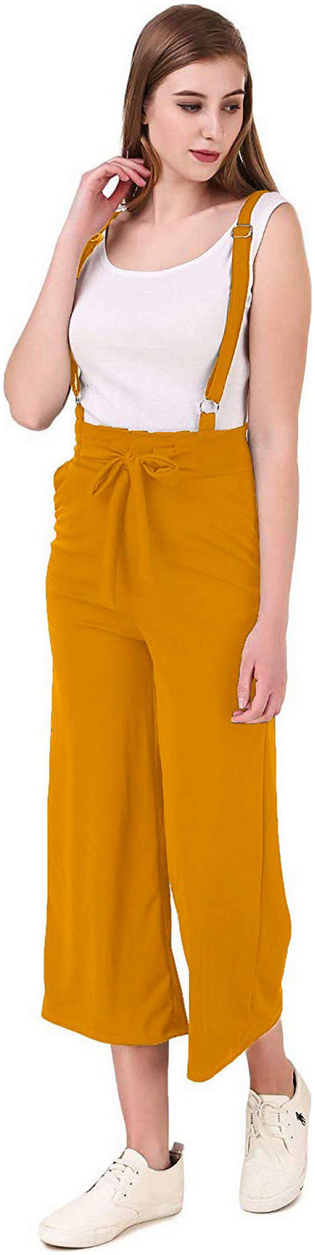 

Fasnoya Solid Dungaree - Mustard