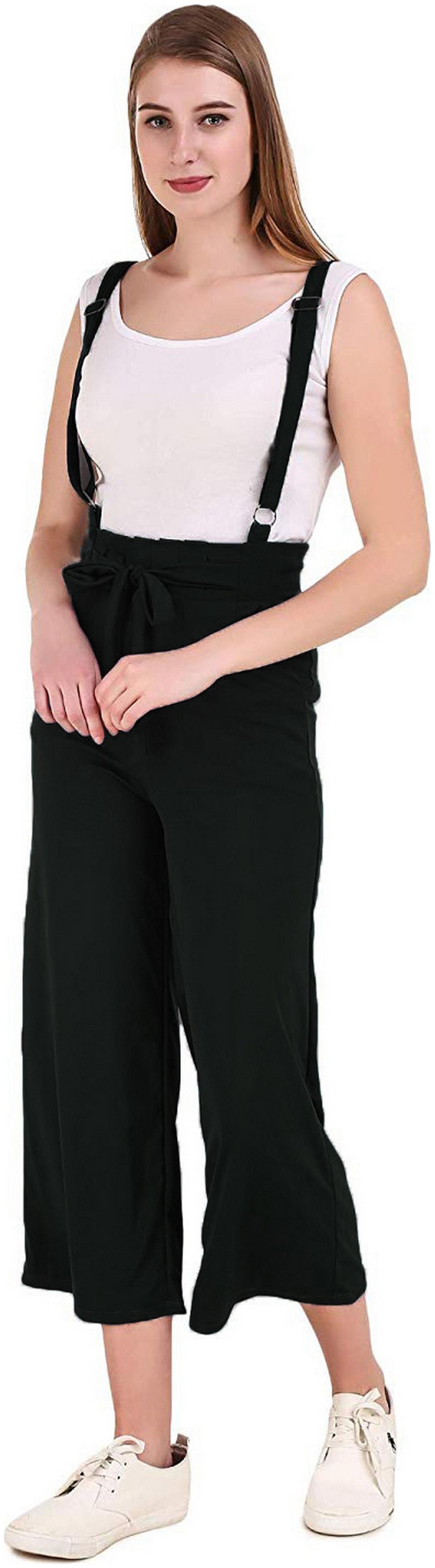 

Fasnoya Solid Dungaree - Black
