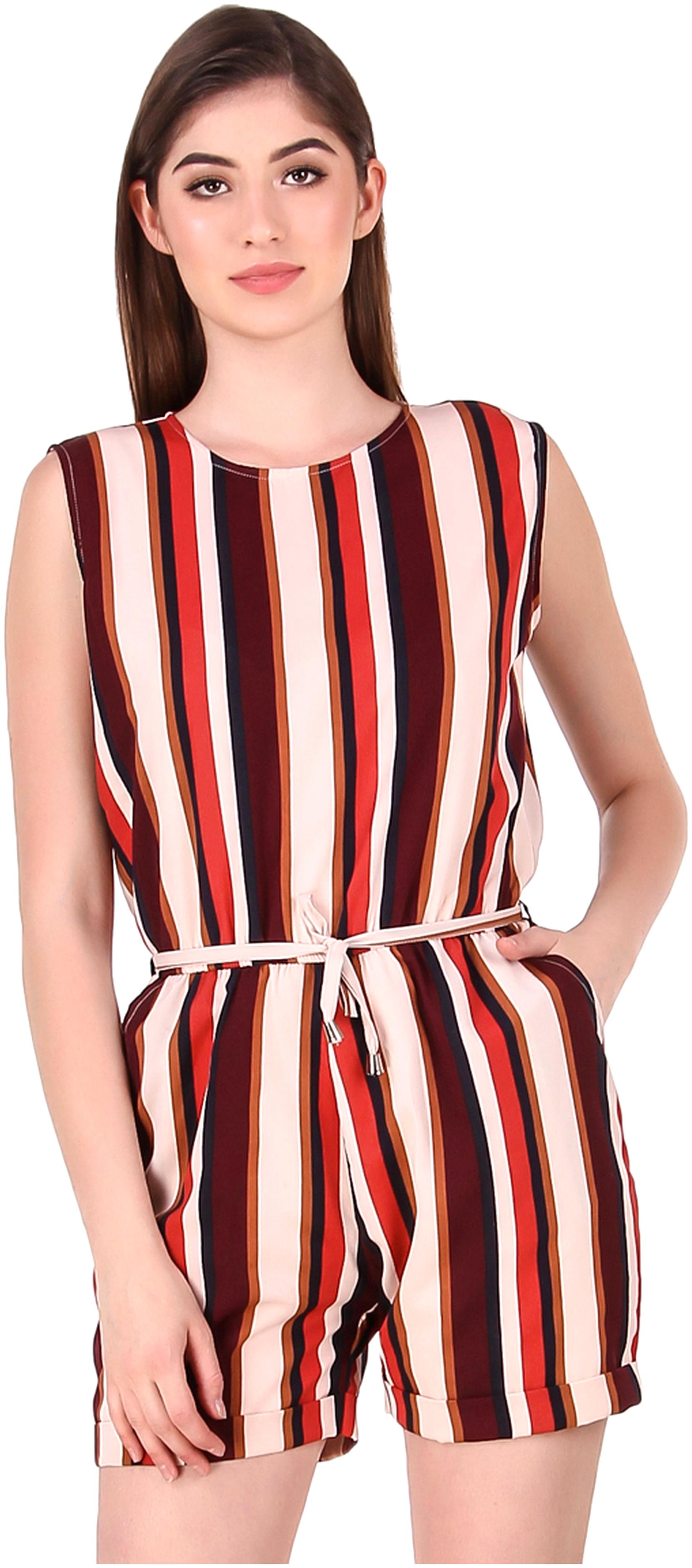 

Fasnoya Striped Jumpsuit - Multi