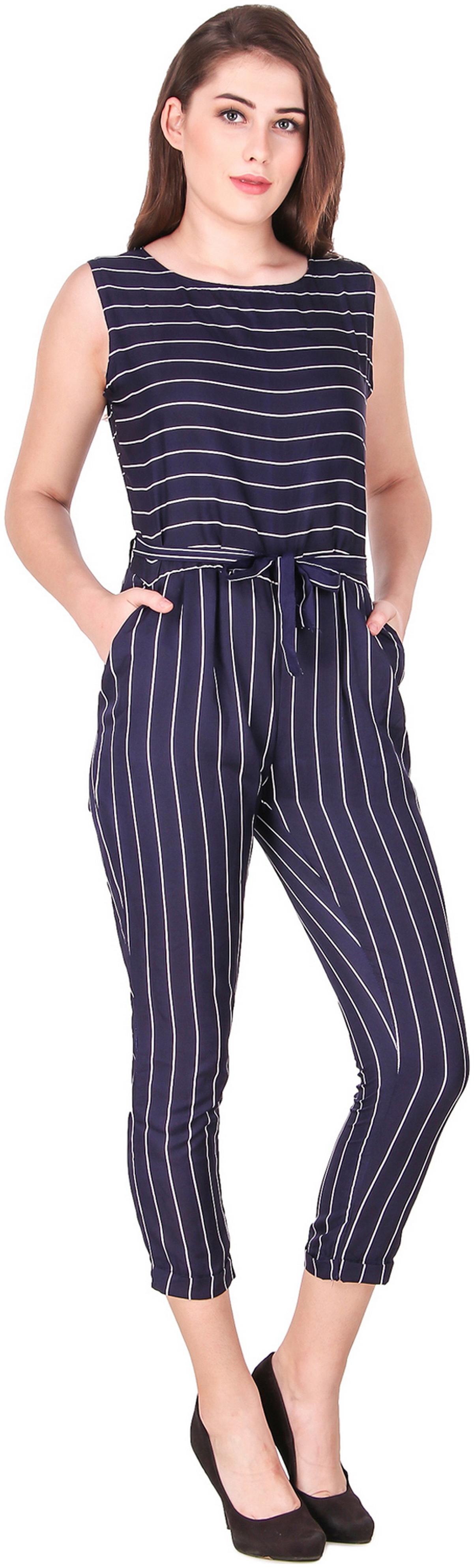 

Fasnoya Striped Jumpsuit - Multi