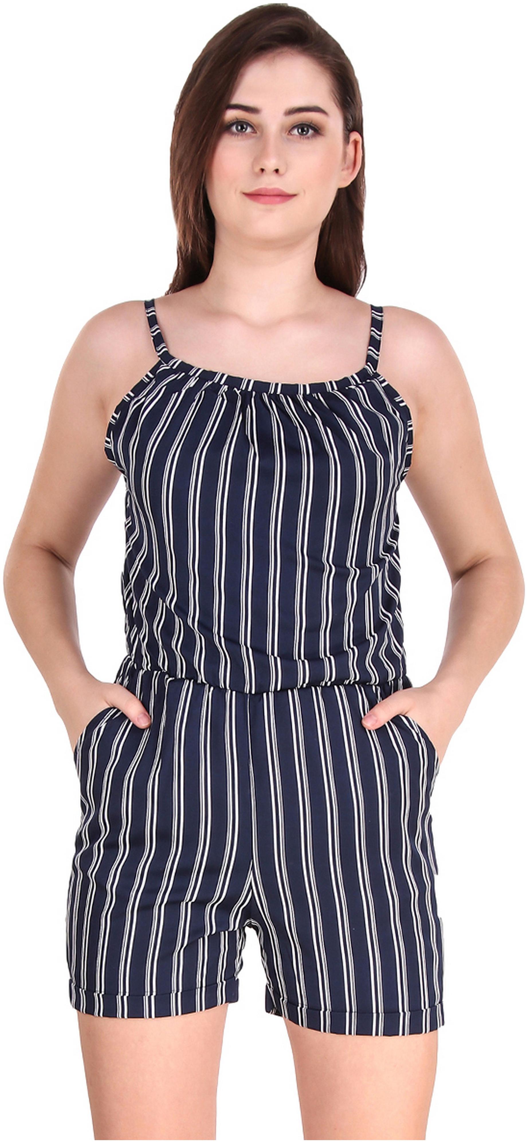 

Fasnoya Striped Jumpsuit - Multi