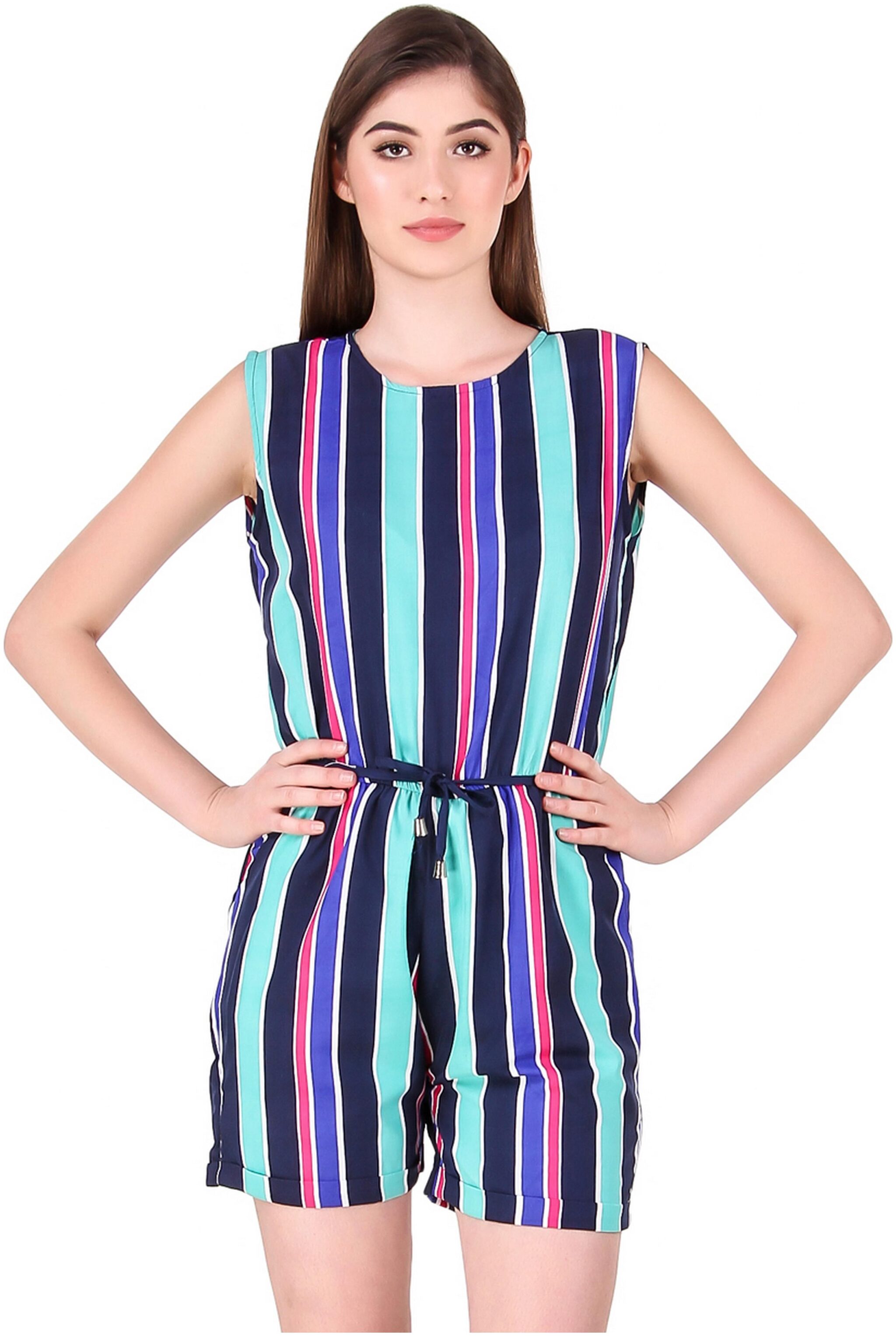 

Fasnoya Striped Jumpsuit - Multi