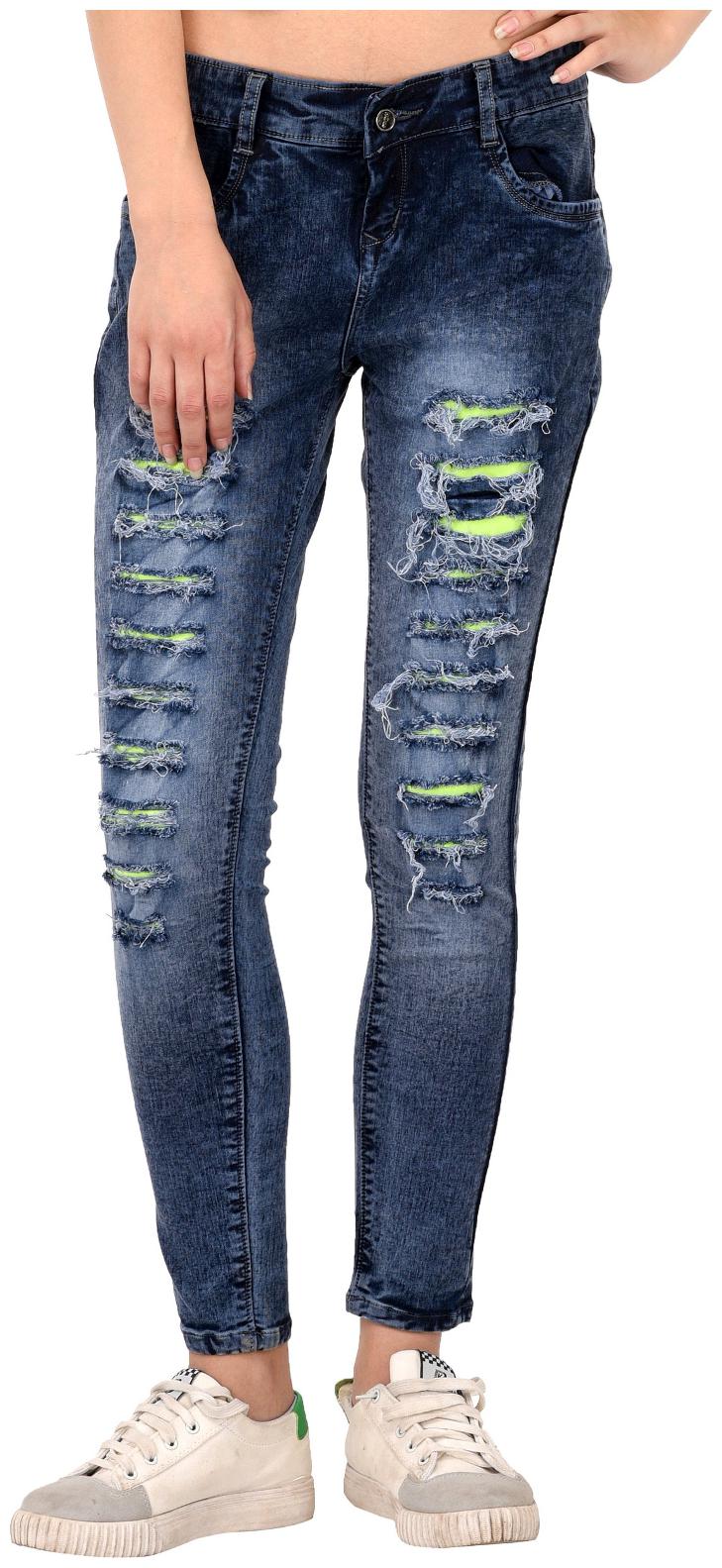 

Fasnoya Women Blue Slim fit Jeans