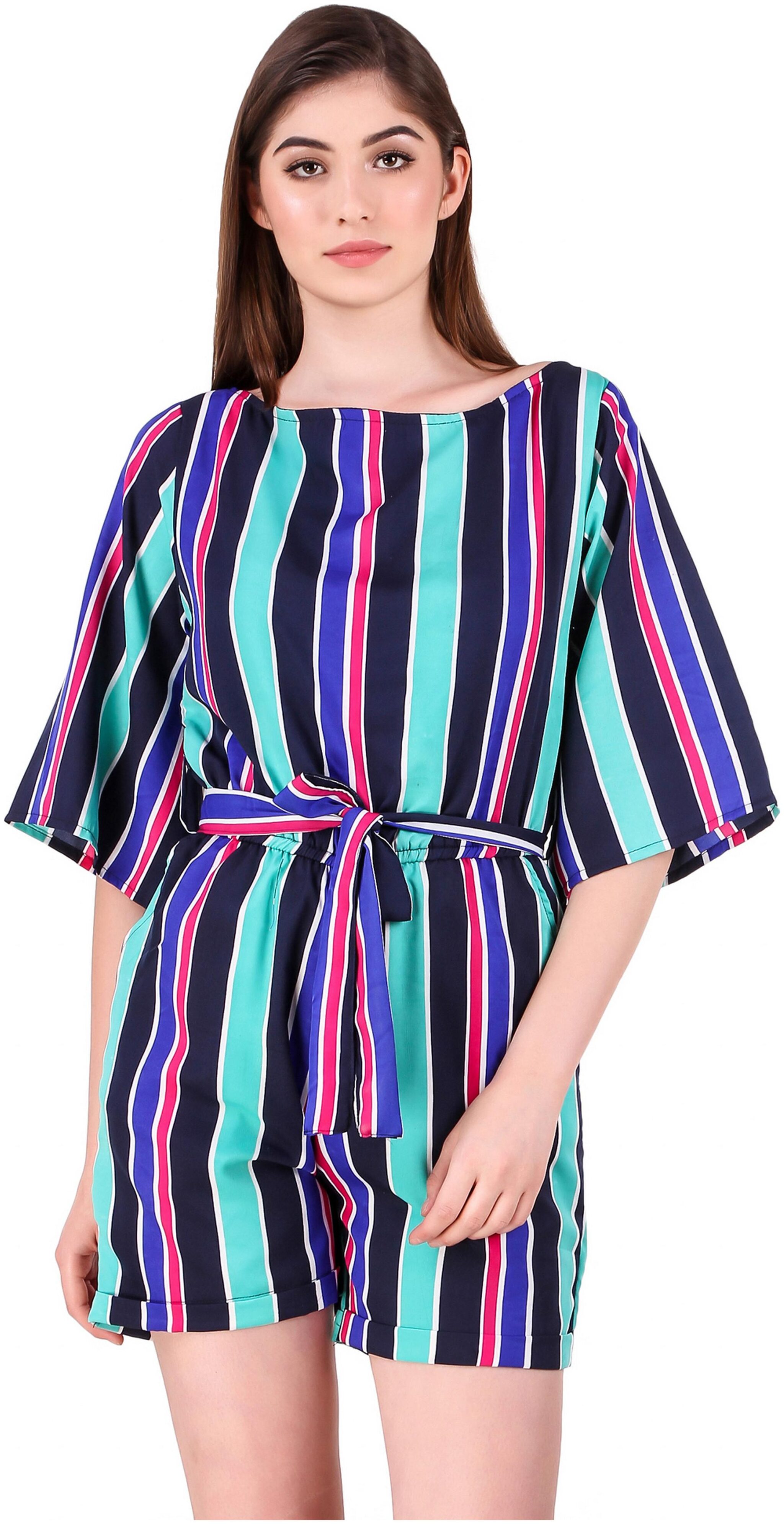 

Fasnoya Striped Jumpsuit - Multi