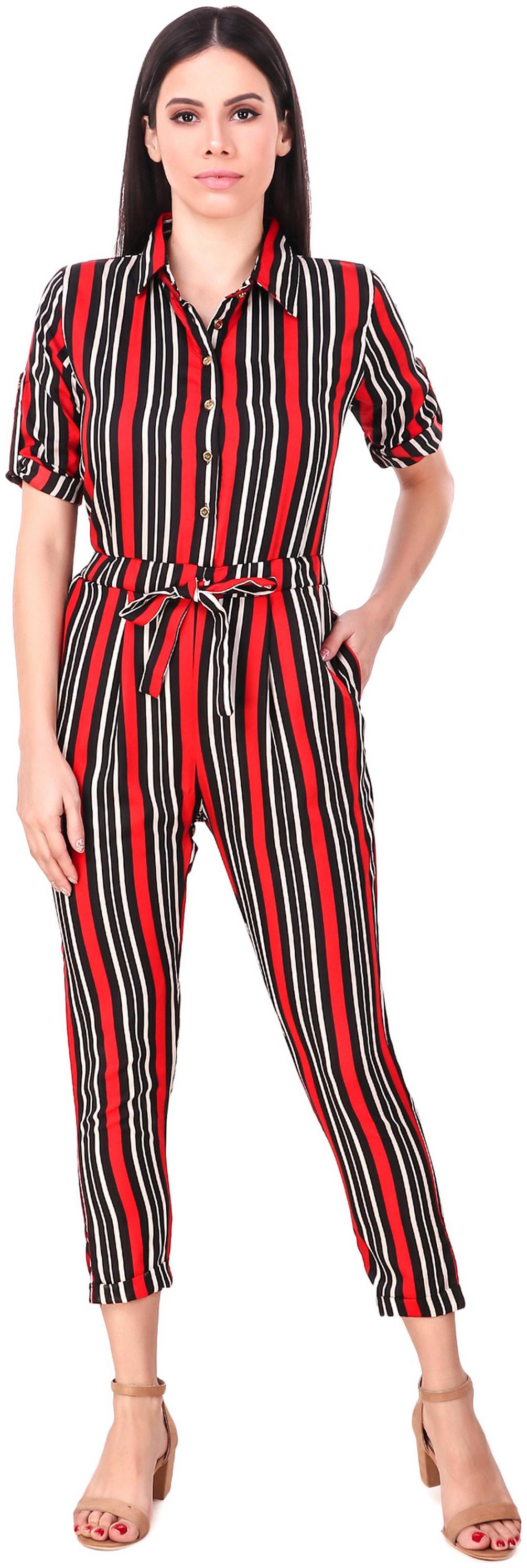 

Fasnoya Striped Jumpsuit - Multi